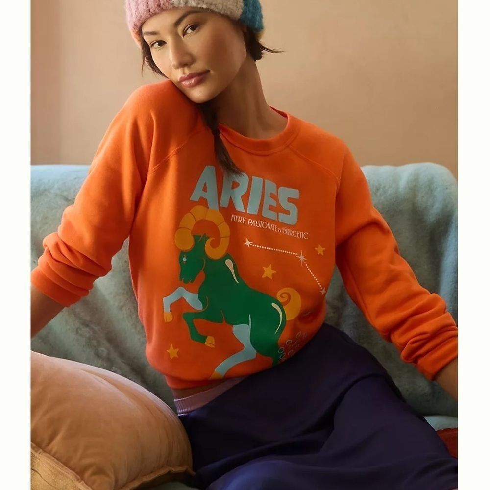 Midnight Rider The Carolita Zodiac Sweatshirt Aries